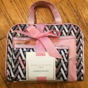 Adrienne Vittadini Cosmetic Bag Set of 3